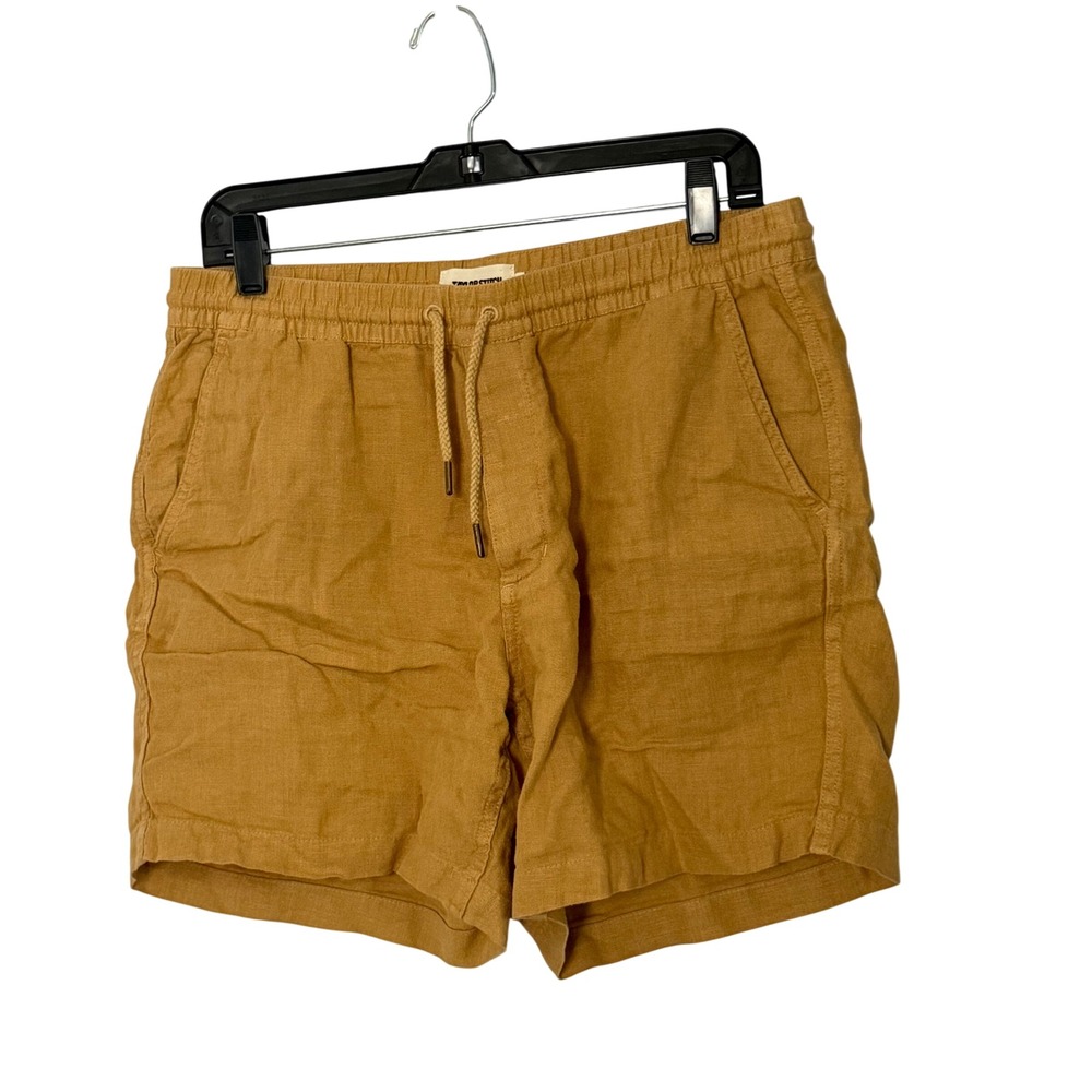 Taylor Stitch Apres Shorts Linen Drawstring Casual - Medium